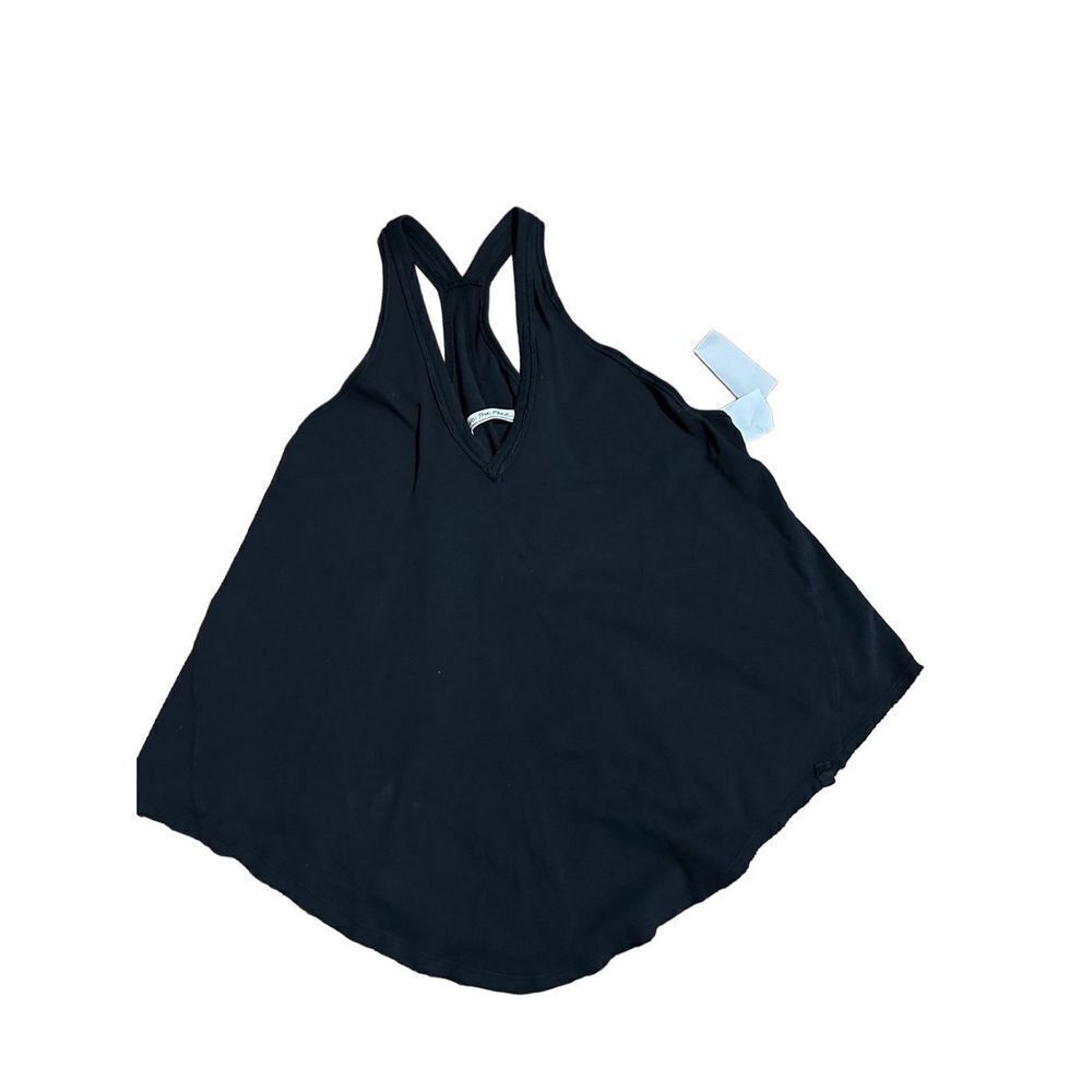 We the Free black asymmetrical hem tank XS NWT
